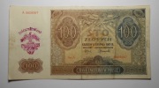 stary banknot 100 zł 1941 rzadki