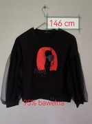 Czarna koszulka z długim rękawem COCCODRILLO