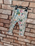 Zara 92 spodnie cygaretki elastyczne z kieszeniami