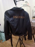 Kurtka z naturalnej skóry Balmain