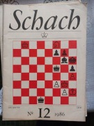 Niemieckie pismo szachowe Schach - rocznik 1986