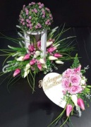 Wiosenny komplet nagrobny na mały grób dla Aniołka