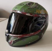 Kask motocyklowy HJC Rpha 11 Boba Fett M Black/Green Star Wars