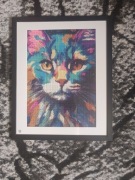 Gotowy do zawieszenia obraz diamentowy na ramie 43x53 