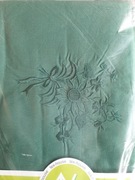 NOWA pościel piękna haftowana - ciemna zieleń