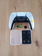Pad PS5 dualsense analogi TMR favor union, biały, turbo grzybki 