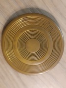 Stara puderniczka, pudernica. Mosiądz 