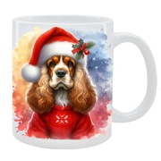 KUBEK Z PSEM Cocker spaniel amerykański - PREZENT, PERSONALIZOWANY, 24HWYS