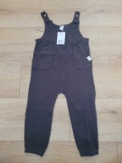 Bawełniane waflowe ogrodniczki h&m 98