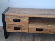 Szafka RTV drewno mango