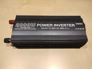 Przetwornica 24 V/230 V 2000/1000 W Czysty Sinus Gniazdo USB Off Grid