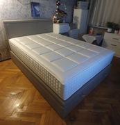 Materac KOMO Gueno H2 pokrowiec Maestro 140cm sprężynowo lateksowy