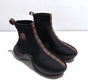 Botki Sneakersy Sportowe Czarne W Stylu LV |R. 39