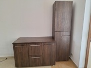 Regał słupek oraz komoda