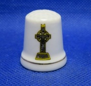 Naparstek Kolekcjonerski Porcelanowy - Krzyż Celtycki 