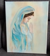 Obraz akryl na płótnie 24x30 Maryja