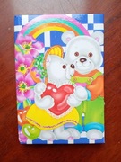 Mały ADRESOWNIK RETRO z misiami na okładce - twarda okładka