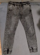 Spodnie Jeansowe szare Denim Lab jeans Cropp