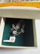 Srebrny łańcuszek z zawieszką YES próba 925