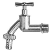 Kran GZ 1/2", wyjście 3/4" / na wąż 12,5mm MOSIĄDZ