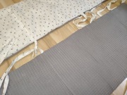 2 x Cienki Ochraniacz do Łóżeczka Osłonka Wafel Sensillo