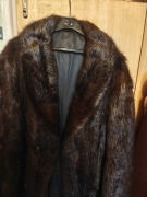 Luksusowe Długie Futro z NORKI Naturalnej |  Stan Idealny Vintage | M/L