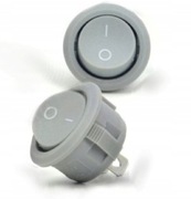 Przełącznik Włącznik Wyłącznik kołyskowy Szary (31)