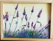 Lawenda - obraz ręcznie malowany na płótnie.