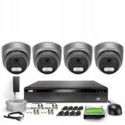 Zestaw do monitoringu 4x LV-E-AL5M25DF-G 8Mpx 25m, 1x LV-E-XVR-4CH KEEYO