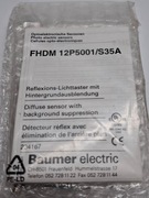 CZUJNIK FOTOELEKTRYCZNY ODBICIOWY BAUMER ELECTRIC FHDM 12P5001/S35A