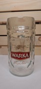 Kufel szklanka na piwo Warka 0,5l