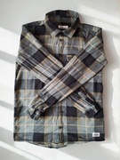 Koszula chłopięca w kratę Sinsay r. 158 długi rękaw khaki zielona kratka