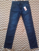 Granatowe Jeansy W28 L34