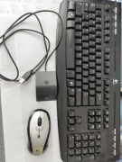 Klawiatura+ mysz Logitech internet 1500 laser cordless desktop 