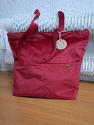 Torebka na ramię welurowa czerwona 