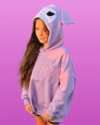 Bluza oversize z uszami na wzór KUROMI BuhuHandmade