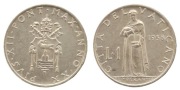 Watykan 1958 - 1 ,2 ,5 ,10 ,20 ,50 ,100 Lirow - 7 monet w stanie menniczym