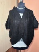 Sweter czarny FRESHMADE – nowy, oversize, nietoperz – rozmiar S