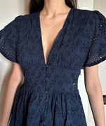 Sukienka Pepe Jeans XS bawełna ażur midi