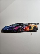 LAMPKA LED-SPORTOWY SAMOCHÓD/RĘCZNIE WYKONANA/ 97 cm