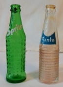 Puste mini buteleczki Sprite i Fanta z lat 80-90 