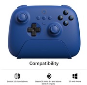 Pad bezprzewodowy 8Bitdo Ultimate SWITCH PC stacja ładująca Hall Effec