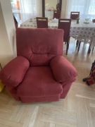 Fotel rozkładany + kanapa