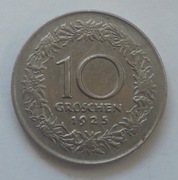 AUSTRIA- 10 groschen z 1925 r