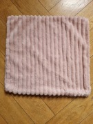 dekoracyjna poszewka na poduszkę * 40x40 cm * pudrowy róż