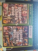 Gry Xbox 360 GTA 5 i GTA 4 komplet 