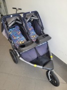 Wózek podwójny spacerowy biegowy BOB Revolution Pro Duallie 