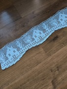 1szt. Zazdrostka koronowa w domki vintage, retro