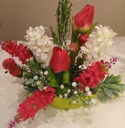 Kompozycja kwiatow, Kompozycja nagrobna 