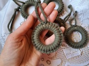 Zestaw makramowych zawieszek na choinkę 6sztuk 